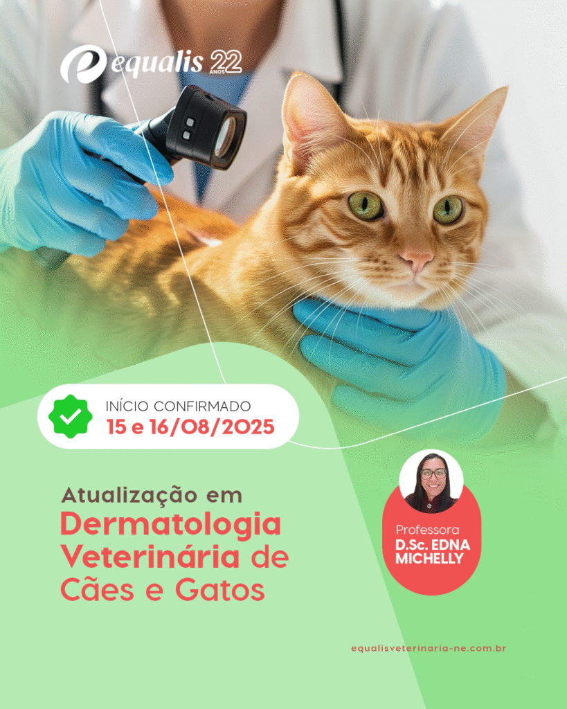 Curso de Atualização em Dermatologia Veterinária em Cães e Gatos - Recife