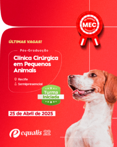 Curso de Pós-Graduação de Clínica Cirúrgica em Pequenos Animais Semipresencial Recife 2025