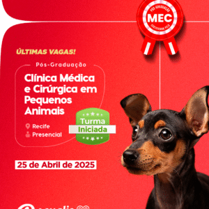 Curso de Pós-Graduação em Clínica Médica e Cirúrgica em Pequenos Animais Presencial Recife 2025